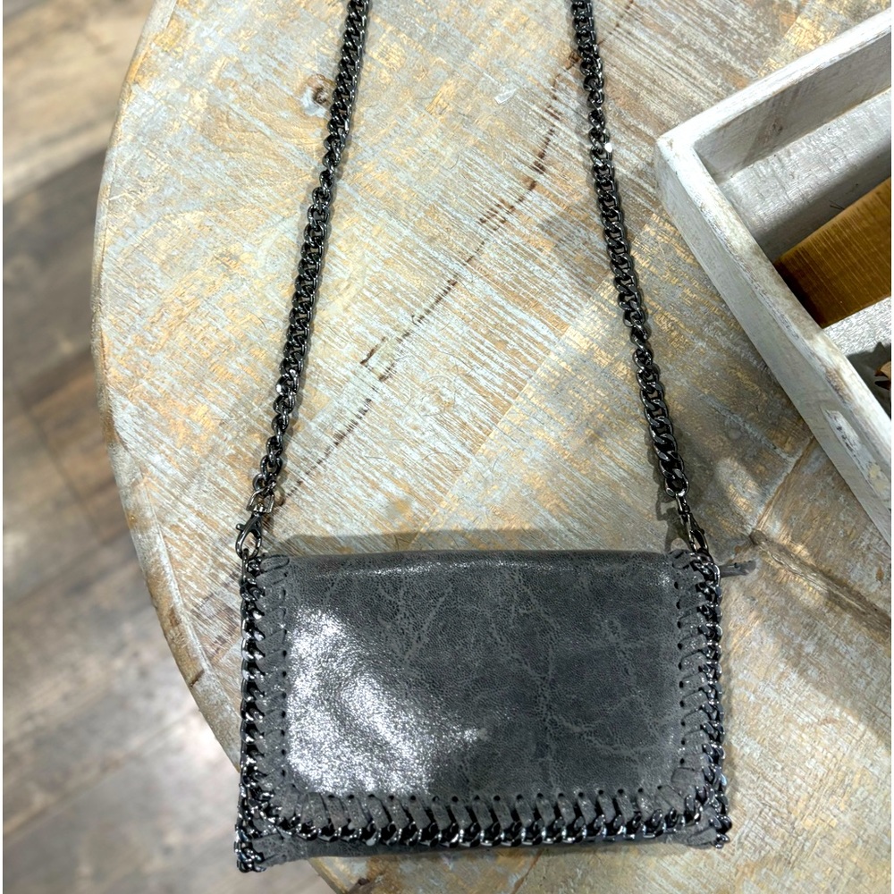 Beautiful Sofia Italy bag with heavy duty chain.
